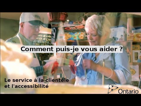Comment puis-je vous aider ?  Le service à la clientèle et l'accessibilité